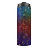 Moody Ombre | Psychedelic Grunge Stardust Custom Thermosbeker (Voorkant)
