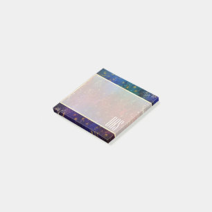 Moody Ombre Psychedelic Grunge Stardust Monogram Post-it® Notes