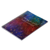 Moody Ombre | Psychedelic Grunge Stardust Poetry Notitieboek (Linkerzijde)