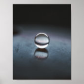 Moody Orb Macro Photography Poster (Voorkant)