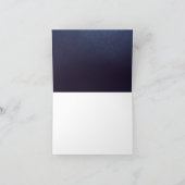 Moody paarse bloemen 90e verjaardag dank u bedankkaart (Binnen)