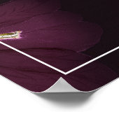 Moody Paarse patroon gelukkig ooit na feest Poster (Hoek)