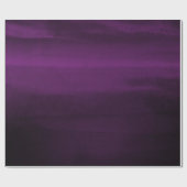 Moody Paarse pruim Modern Waterverf Chic Elegant Cadeaupapier (Vlak)