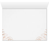 Moody paarse roos goudkalligrafie bedankt (Binnen Horizontaal (Onder))