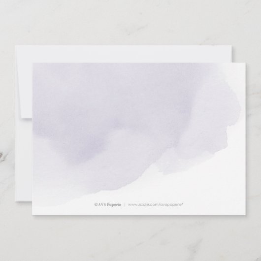 Moody paarse roos goudkalligrafie Vrijgezellenfees Kaart (Achterkant)