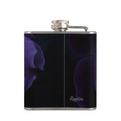 Moody Paarse Roos Heupfles (Achterkant)