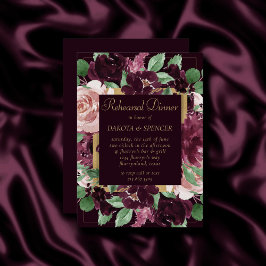 Moody Passion | Dramatisch Paarse repetitie diner Kaart