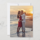 Moody Passion | Dramatische Paarse wijn Rozen 2 Fo Save The Date (Achterkant)