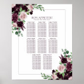 Moody Passion | PAARSE LIJSTEN Poster (Voorkant)