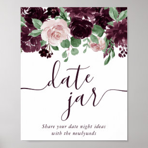 Moody Passions   Dramatische Paarse Wijn Datum Pot Poster