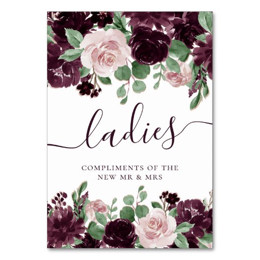 Moody Passions | Dramatische Paarse wijn Roos trak Kaart (Voorkant)