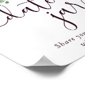 Moody Passions | Dramatische Paarse wijndatumpot Poster (Hoek)