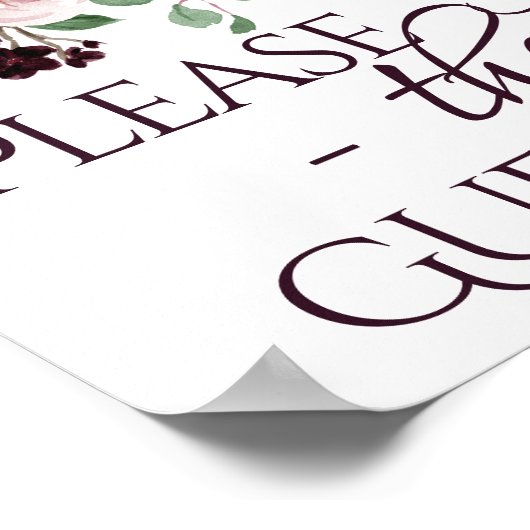 Moody Passions | Inloggen voor gasten van Dramatic Poster (Hoek)