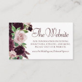 Moody Passions | Paarse wijn Roos website Informatiekaartje (Voorkant)