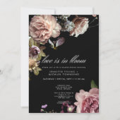 Moody pastel liefde is in bloei koppels douche kaart (Voorkant)