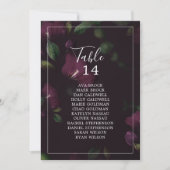 Moody Pattern Tafelnummer Zitkaarten Kaarten (Voorkant)