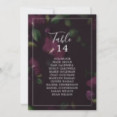 Moody Pattern Tafelnummer Zitkaarten Kaarten (Achterkant)