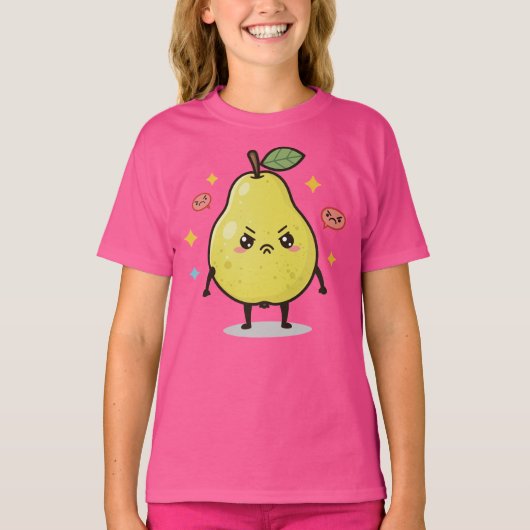 Moody Pear Girls T-shirt (Voorkant)