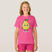 Moody Pear Girls T-shirt (Voorkant volledig)