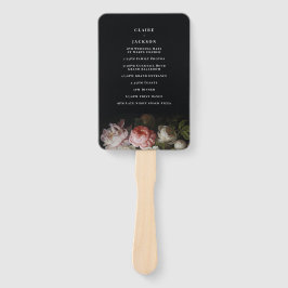 Moody Peony Roos Floral Handwaaier