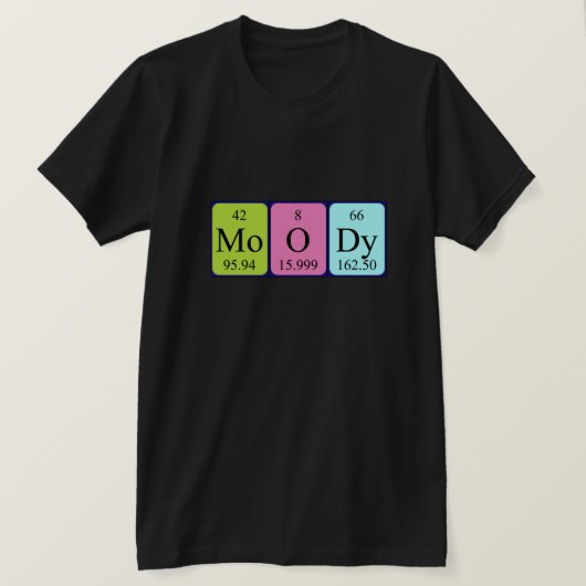 Moody periodiek shirt (Design voorkant)