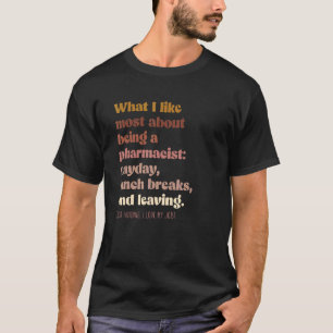Moody Pharmacist Boho T-shirt