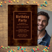 Moody Photo verjaardagsfeest uitnodiging bewerkbaa