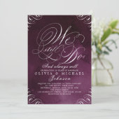 Moody pruim  kalligrafie DOEN WE NOG STEEDS Kaart (Staand voorkant)