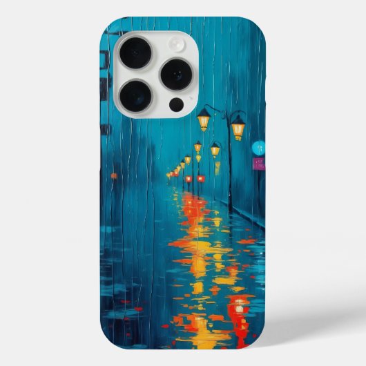 Moody Rainy Night Vibrant Case-Mate iPhone Case (Achterkant)