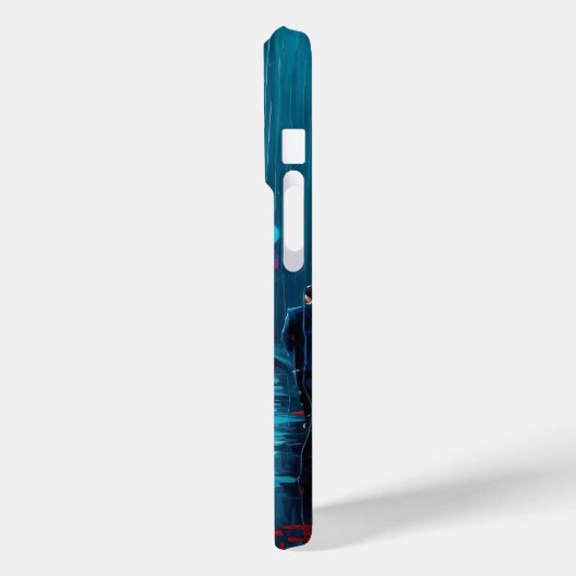 Moody Rainy Night Vibrant Case-Mate iPhone Case (Achterkant / Links)