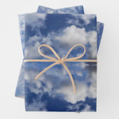 Moody reflecties van wolken in de Cornish sky Inpakpapier Vel (In situ)