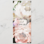 Moody roemeense pinda's florisch botanisch menu (Achterkant)