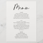 Moody roemeense pinda's florisch botanisch menu (Voorkant)