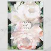 Moody roemeense pinda's florisch botanisch menu (Achterkant)