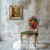 Moody Romantisch Parasol Portret & Zwart Konijn Tissuepapier