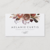 Moody Roos Floral Visitekaartje (Voorkant)