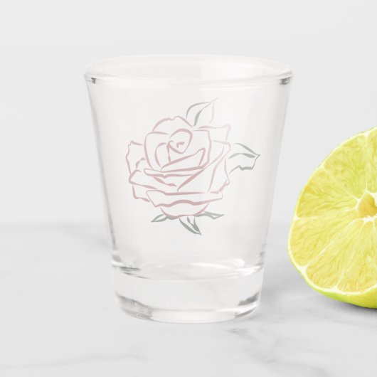 Moody Roos Shot Glas (Achterkant)