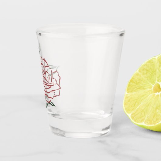 Moody Roos Shot Glas (Rechts)