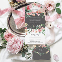 Moody Rose | Romantische Lente Bloemen Bruiloft