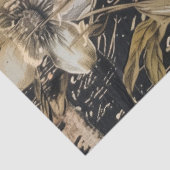 Moody roze en witte bloemen papavers tissuepapier (Detail)