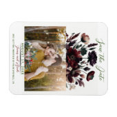 Moody Rustic Garden Florals Bohemian Save the Date Magneet (Horizontaal)