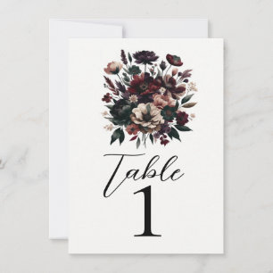 Moody rustieke tuin bloemen Bohemian bruiloft Kaart