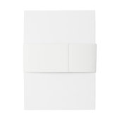 Moody rustieke tuin bloemen Bohemian bruiloft Uitnodigingen Wikkel (Achterkant Voorbeeld)