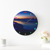 Moody sfeervol zeegezicht Byron Bay strand in de s Grote Klok (Huis)