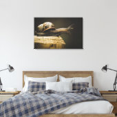 Moody slak, langzame omlaag, canvas kunstdruk afdruk (Insitu (Slaapkamer))