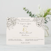 Moody Smoked Gold Ampersand 2 Kaart (Staand voorkant)