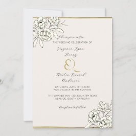 Moody Smoked Gold Ampersand (verticaal) Kaart