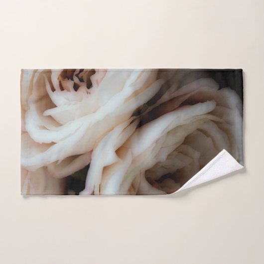 Moody Soft roze rozen Elegant Minimal Shabby Chic Bad Handdoek (Handdoek)