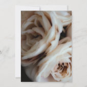 Moody Soft roze rozen Elegant Minimal Wedding Kaart (Achterkant)