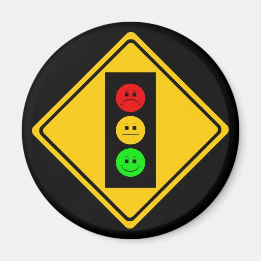 Moody Stoplight Ahead Magneet (Voorkant)